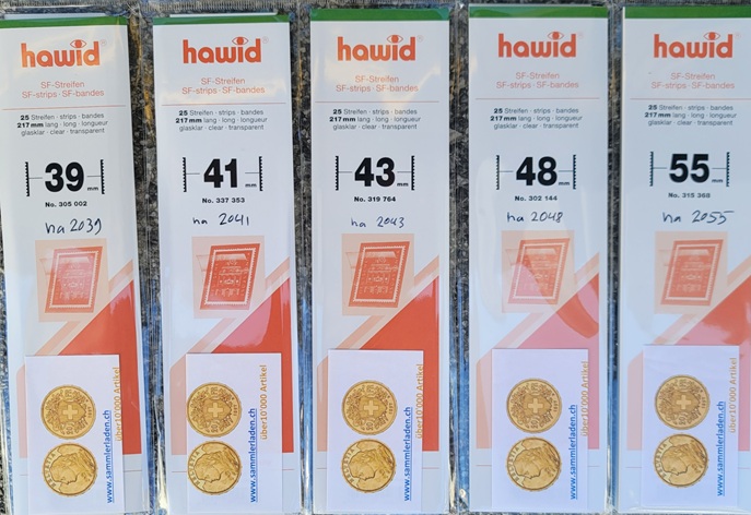 Hawid Klemm Streifen transparent
