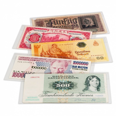 Banknoten Hüllen
