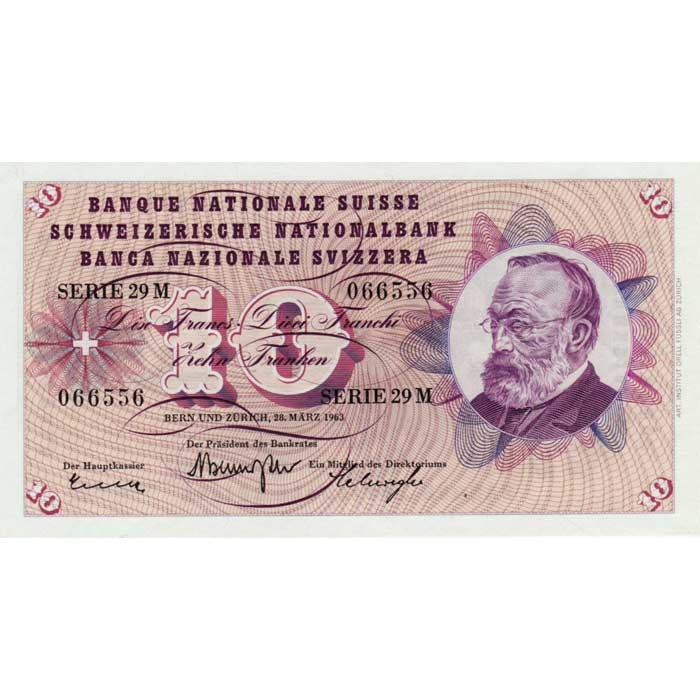 Banknoten Schweiz