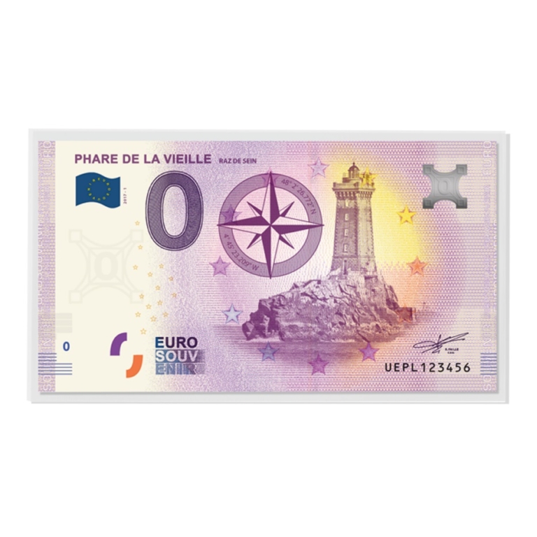 Pardo Banknoten Hüllen 10 Stück | 2 Abteilungen 20x23cm | Transparent Sammelhüllen