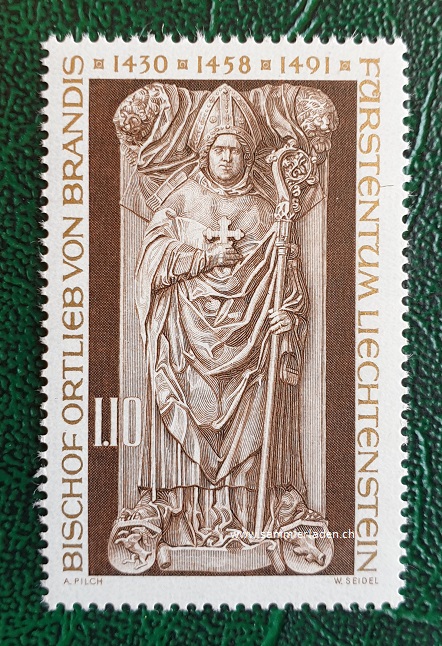 Liechtenstein Bischof Ortlieb von Brandis 1976, Nr. 604