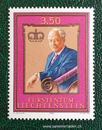 Liechtenstein 80 Jahre Franz Josef II 1986 Nr. 843