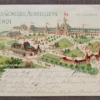 Basel Gewerbeausstellung Litho Postkarte 1901