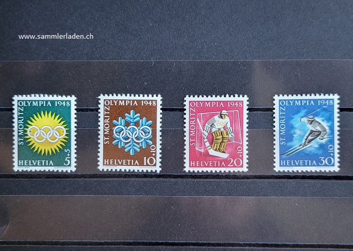 Schweiz 1948 Olympiade St. Moritz W 25-28