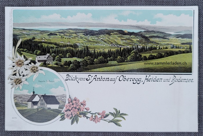 St. Anton Litho Ansichtskarte um 1900 ungebraucht