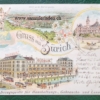 Zürich Globus Litho Postkarte 1899