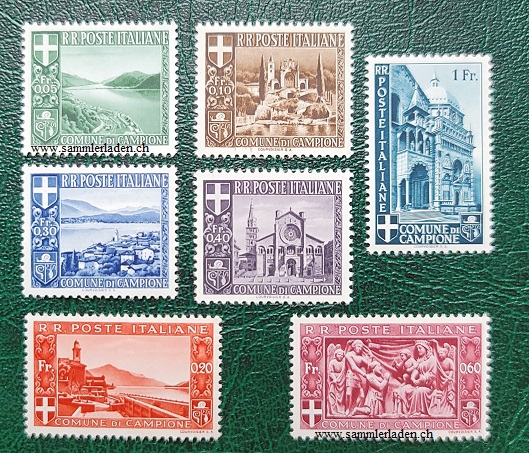 Campione Serie 1944 Nr.  6-12 **