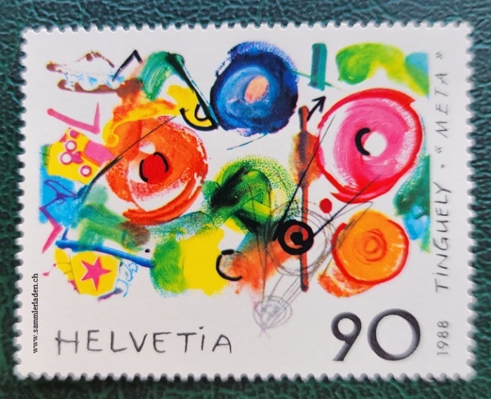 Gemeinschaftsausgabe Jean Tinguely Schweiz - Frankreich 1988 ( Nr. 769 )