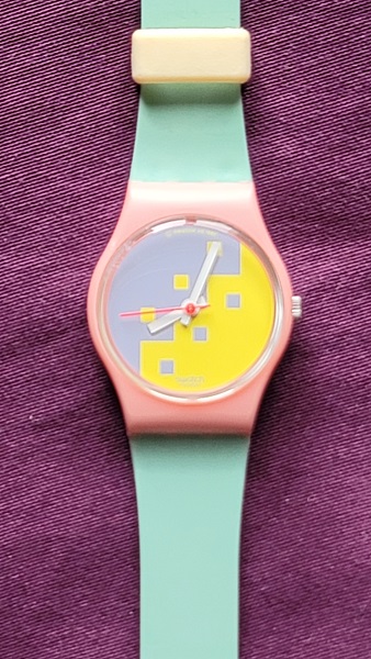 Swatch Blue Cassata von 1987 Damenuhr