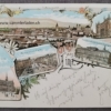 Linz Österreich Litho-Postkarte 1898