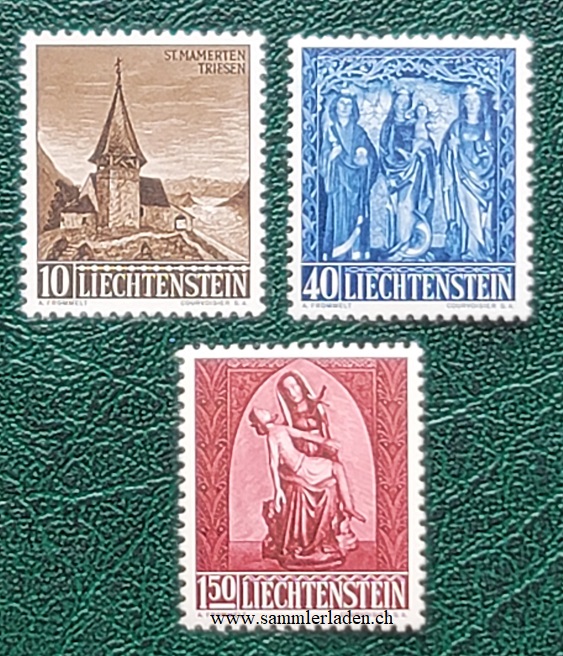 Liechtenstein Weihnachten I  1957  Nr. 306 -308