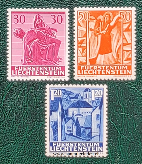 Liechtenstein Weihnachten IV  1962 Nr. 361 - 363