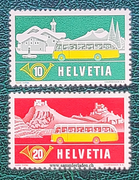 Schweiz 1952 Postauto