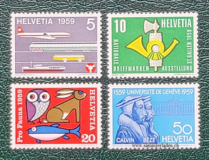 Schweiz 1959 Werbemarken 343 -346
