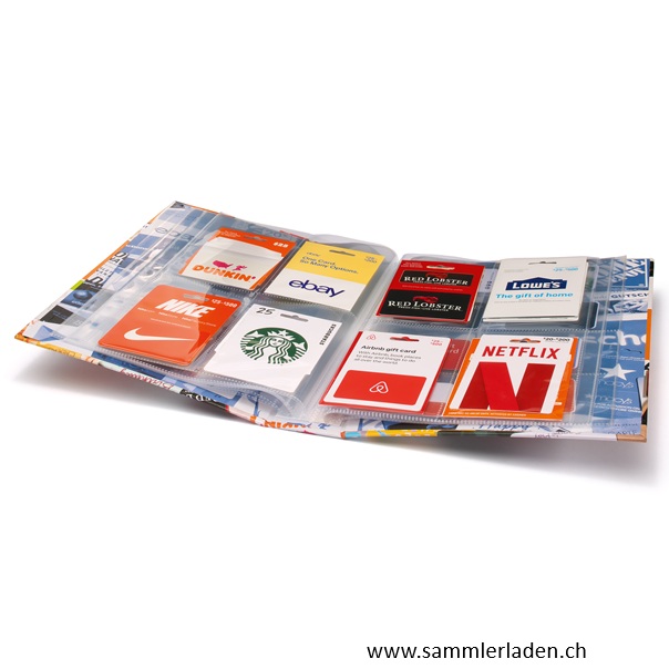 Album für Gutscheine, Coupons und Geschenkkarten