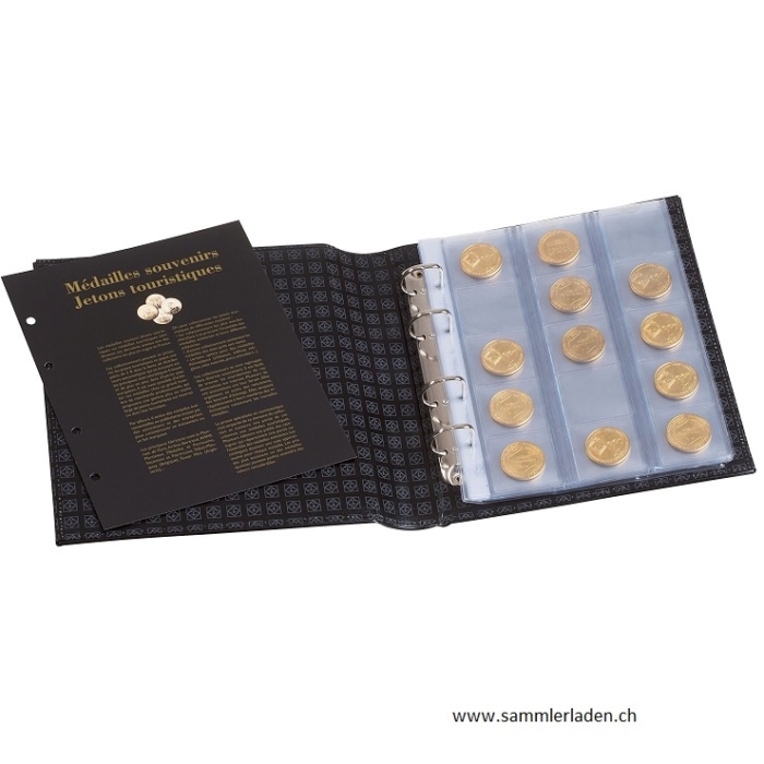 Optima Binder für Souvenir-Medaillen inkl. 5 Blätter