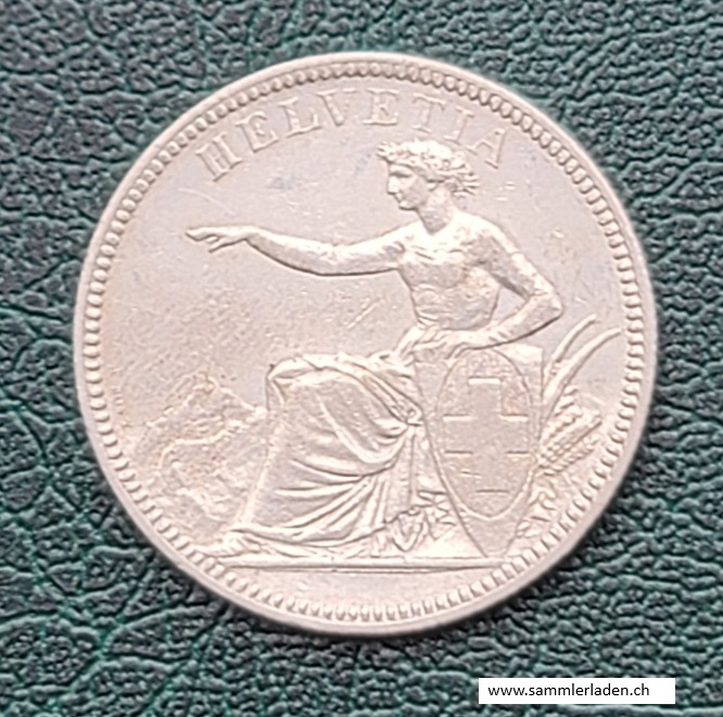 5 Fr. Sitzende Helvetia