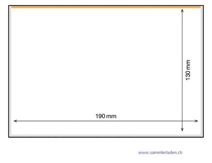 Schutzhüllen Basic 190 für Banknoten 190 x 130 mm