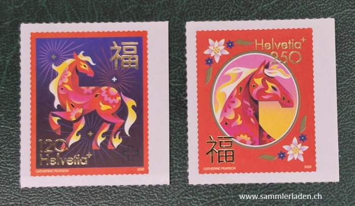 Schweiz 2026  Chinesische Sternzeichen Pferd