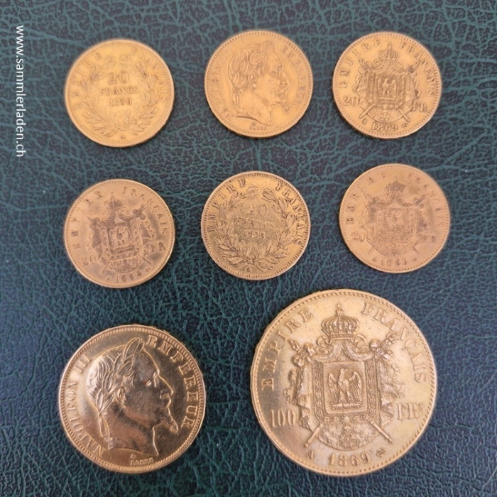 Frankreich Napoleon Goldmünzen