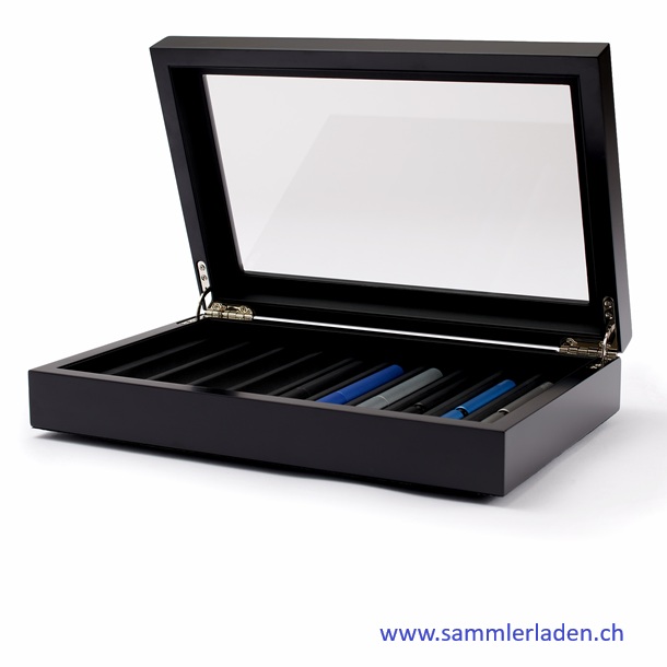 Graphis Schreibgeräte Box, 10er, schwarz